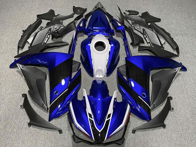 Lojas Carenagens Moto Yamaha R3 2015-2018 - Azul Branco Preto
