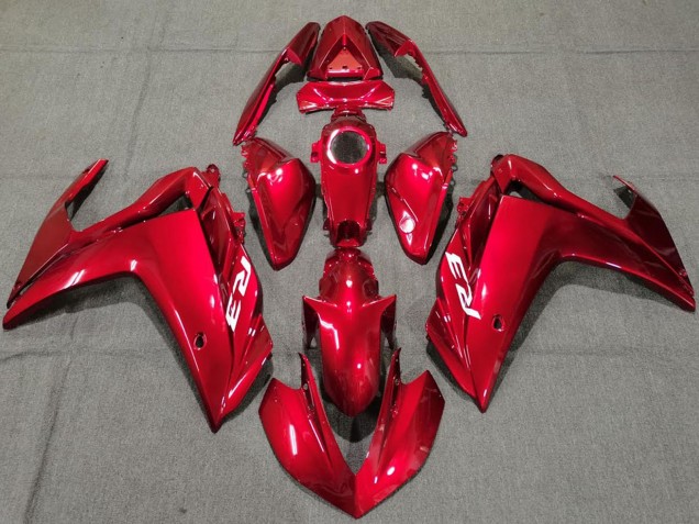Lojas Carenagens Moto Yamaha R3 2015-2018 - Vermelho Brilhante