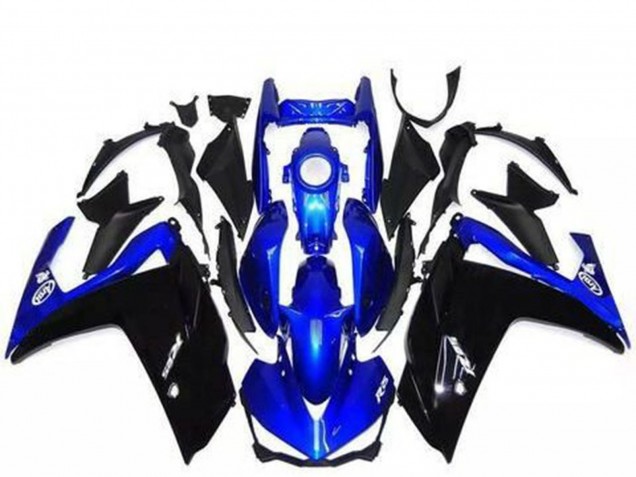Lojas Carenagens Moto Yamaha R3 2015-2018 - Azul Preto Brilhante