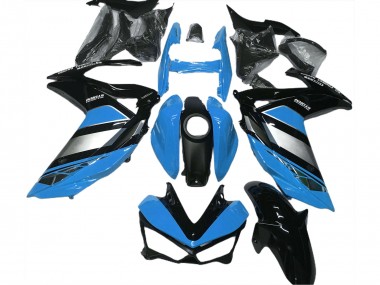 Lojas Carenagens Moto Yamaha R3 2015-2018 - Azul Prata Preto Brilhante Yamalube