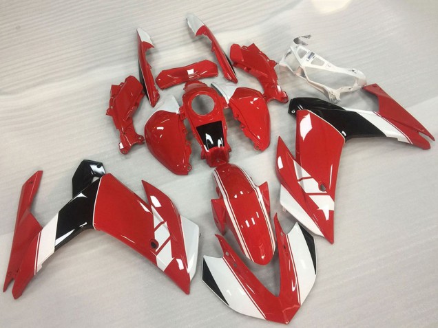 Lojas Carenagem Moto Yamaha R3 2015-2018 - Vermelho Branco Preto Brilhante