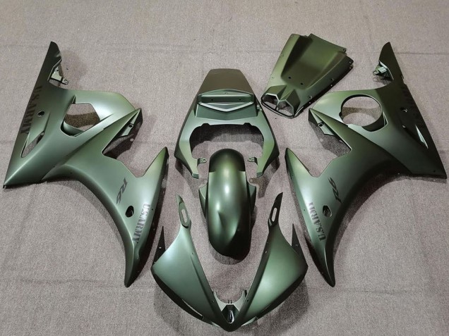 Lojas Carenagens Moto Yamaha R6 2003-2004 - Verde Exército
