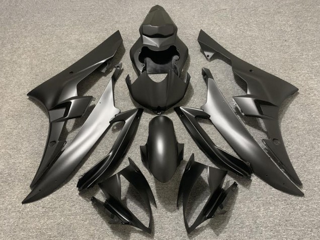 Lojas Carenagens Moto Yamaha R6 2006-2007 - Preto Fosco