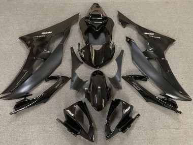 Lojas Kits Carenagem Moto Yamaha R6 2008-2016 - Preto Brilhante Preto Fosco