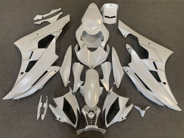 Lojas Carenagens Moto Yamaha R6 2006-2007 - Branco Pérola
