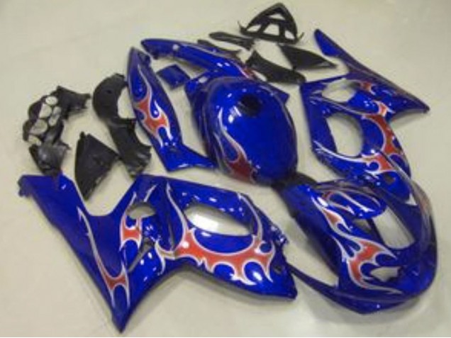 Lojas Carenagens Moto Yamaha YZF600R Thundercat 1996-2007 - Azul Vermelho