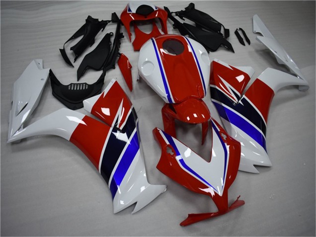 Lojas Carenagem Moto Honda CBR1000RR 2012-2016 - Branco Vermelho Azul