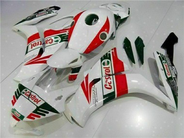 Lojas Carenagem Moto Honda CBR1000RR 2012-2016 - Branco Vermelho Verde Castrol