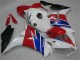 Lojas Carenagens Moto Honda CBR1000RR 2012-2016 - Branco Vermelho Azul Preto Fosco