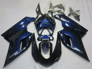Lojas Carenagens Moto Ducati 1098 2007-2014 - Azul Profundo