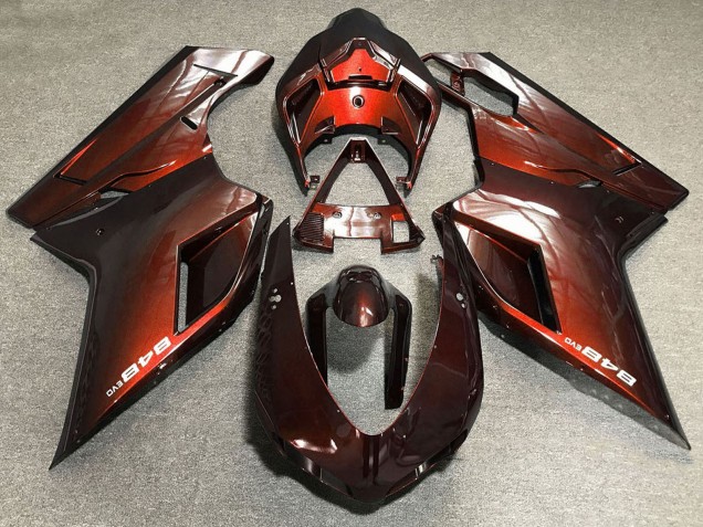 Lojas Carenagens Moto Ducati 848 2007-2014 - Vermelho