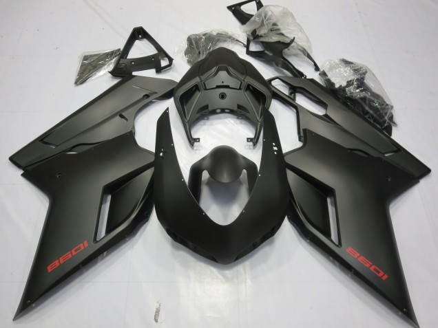 Lojas Carenagem Moto Ducati 1098 2007-2014 - Preto Fosco