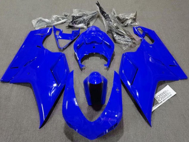 Lojas Carenagens Moto Ducati 1098 2007-2014 - Azul Brilhante Plano