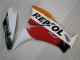 Lojas Carenagem Moto Honda CBR1000RR 2012-2016 - Branco Laranja Vermelho Preto Brilhante HRC Repsol 93