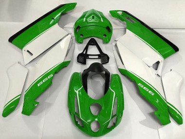 Lojas Carenagens Moto Ducati 999 2003-2004 - Branco Verde Preto