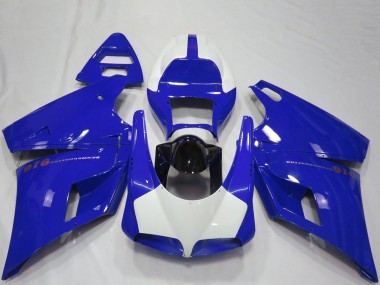 Lojas Carenagens Moto Ducati 916 1993-2005 - Azul Preto Brilhante