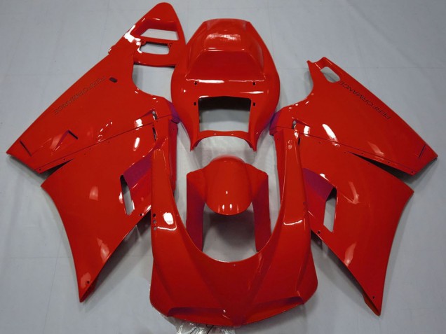 Lojas Carenagens Moto Ducati 748 916 996 998 1993-2005 - Vermelho Performance