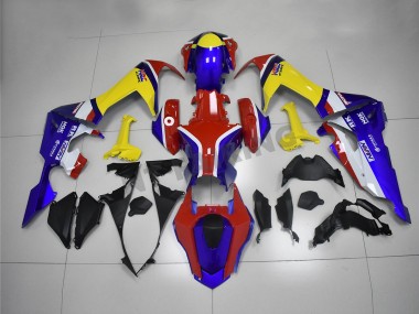 Lojas Carenagens Moto Honda CBR1000RR 2017-2023 - Branco Vermelho Azul Amarelo