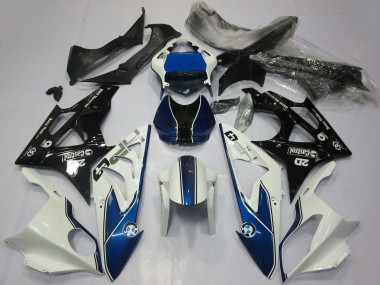 Lojas Carenagens Moto BMW S1000RR 2017-2018 - Branco Azul Preto Brilhante