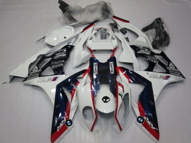 Lojas Carenagens Moto BMW S1000RR 2015-2016 - Branco Vermelho Azul Preto Brilhante