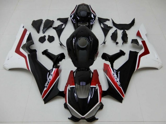 Lojas Carenagem Moto Honda CBR1000RR 2017-2023 - Branco Vermelho Preto Brilhante