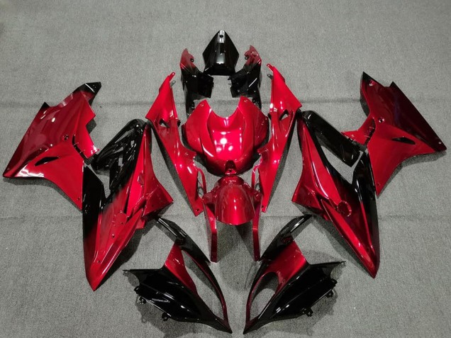 Lojas Carenagens Moto BMW S1000RR 2009-2014 - Vermelho Preto Brilhante