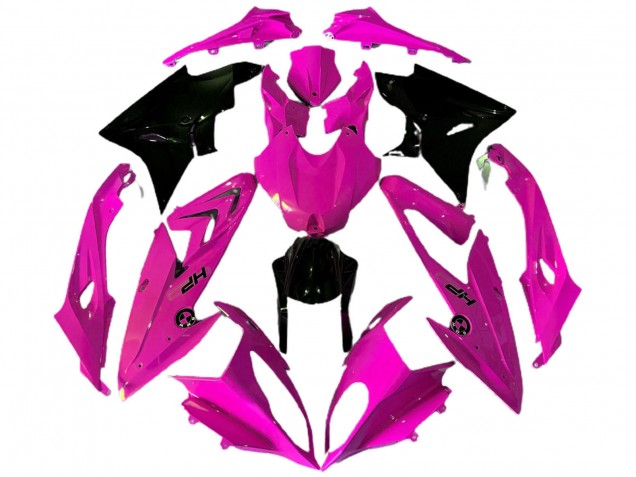 Lojas Carenagens Moto BMW S1000RR 2009-2014 - Rosa Preto Brilhante HP