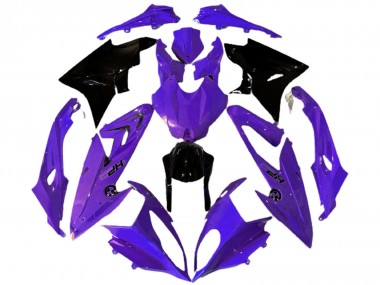 Lojas Carenagens Moto BMW S1000RR 2009-2014 - Roxo Preto Brilhante HP