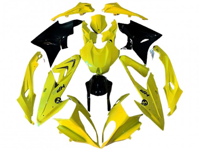 Lojas Carenagens Moto BMW S1000RR 2009-2014 - Amarelo Preto Brilhante HP