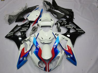Lojas Kit Carenagens Moto BMW S1000RR 2009-2014 - Branco Vermelho Azul Preto Brilhante