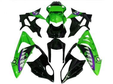 Lojas Carenagens Moto BMW S1000RR 2017-2018 - Verde Roxo Preto Brilhante Tubarão