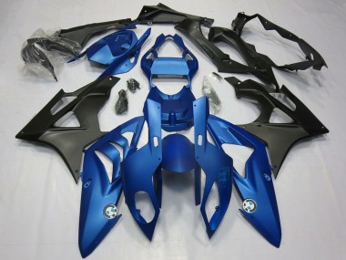 Lojas Kits Carenagem Moto BMW S1000RR 2009-2014 - Azul Preto Fosco