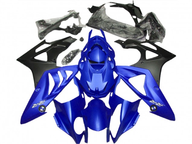 Lojas Carenagem Moto BMW S1000RR 2009-2014 - Azul Preto Fosco