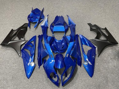 Lojas Carenagens Moto BMW S1000RR 2009-2014 - Azul Preto Fosco