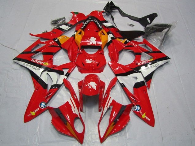Lojas Carenagens Moto BMW S1000RR 2017-2018 - Vermelho Branco Preto