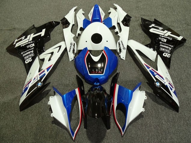 Lojas Carenagens Moto BMW S1000RR 2009-2014 - Branco Vermelho Azul Preto Brilhante HP
