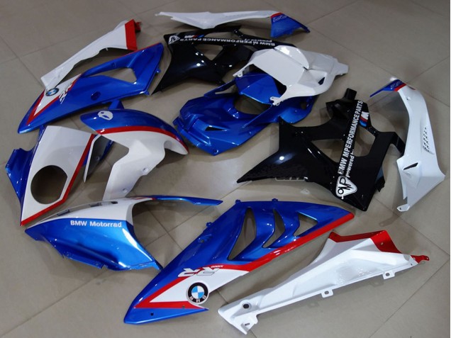 Lojas Carenagens Moto BMW S1000RR 2009-2014 - Branco Vermelho Azul Preto Brilhante