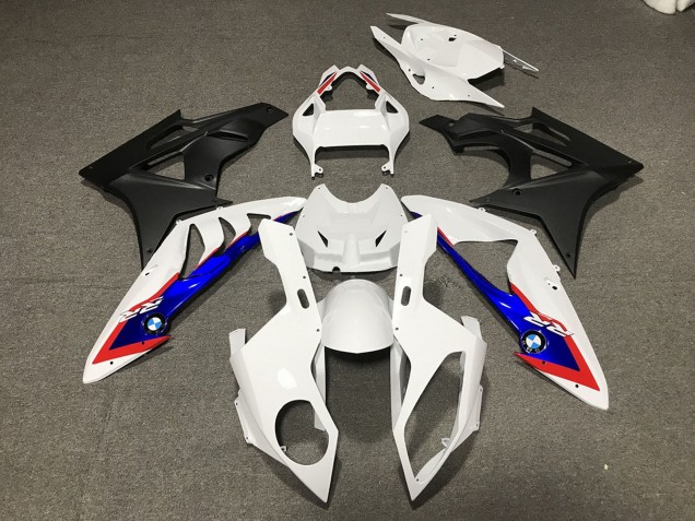 Lojas Carenagens Moto BMW S1000RR 2009-2014 - Branco Vermelho Azul Preto Fosco