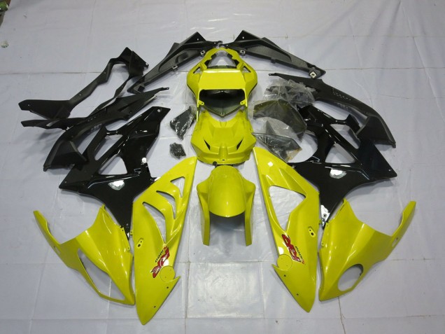 Lojas Carenagens Moto BMW S1000RR 2009-2014 - Amarelo Preto Brilhante