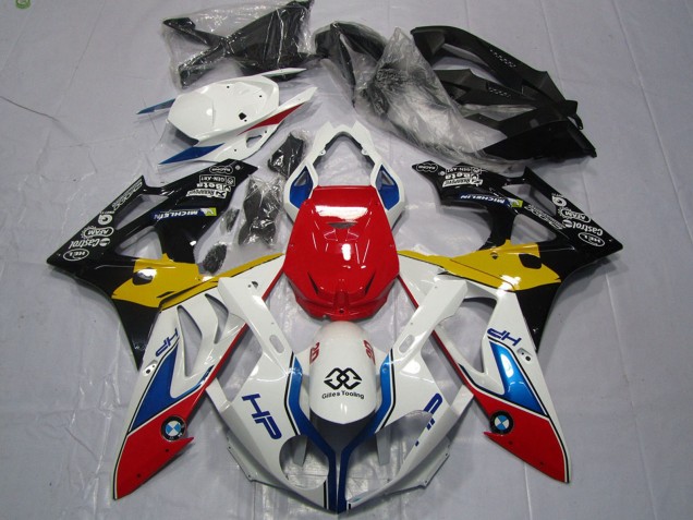 Lojas Carenagens Moto BMW S1000RR 2009-2014 - Branco Amarelo Vermelho Preto Azul HP