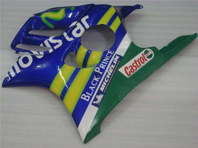Lojas Carenagens Moto Honda CBR600 F3 1995-1996 - Azul Verde Amarelo MoviStar Vermelho Castrol