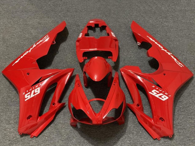 Lojas Carenagens Moto Triumph Daytona 675 2006-2008 - Vermelho