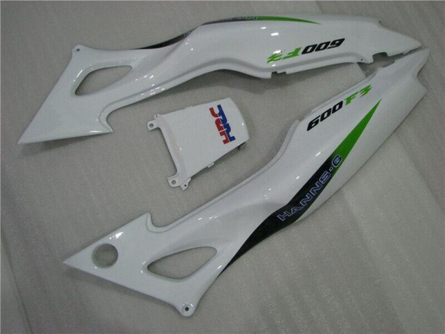 Lojas Carenagens Moto Honda CBR600 F3 1995-1996 - Branco Prata Verde Hannspree