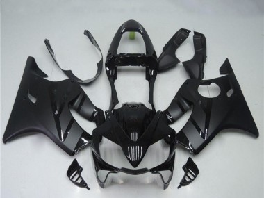 Lojas Carenagens Moto Honda CBR600 F4i 2001-2003 - Preto Brilhante Preto Fosco