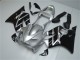 Lojas Carenagem Moto Honda CBR600 F4i 2001-2003 - Prata Preto Brilhante