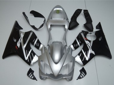 Lojas Carenagem Moto Honda CBR600 F4i 2001-2003 - Prata Preto Brilhante