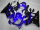 Lojas Carenagem Moto Honda CBR600 F4i 2001-2003 - Azul Preto Brilhante