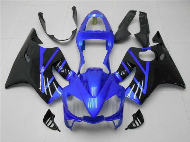 Lojas Carenagem Moto Honda CBR600 F4i 2001-2003 - Azul Preto Brilhante