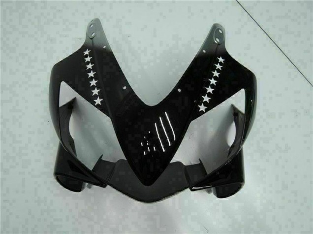 Lojas Carenagens Moto Honda CBR600 F4i 2001-2003 - Preto Brilhante Prata SevenStars