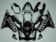 Lojas Carenagens Moto Honda CBR600 F4i 2001-2003 - Preto Brilhante Prata SevenStars